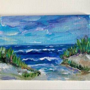 5x7” Original Beach Painting